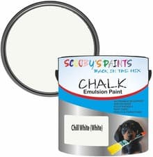 Image of Chill White (White) Chalk Paint Furniture Wall Chalky Upcycling Shabby Chic Matt