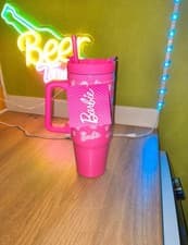 Image of Barbie Travel Cup With Straw