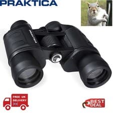 Image of Praktica Falcon WA 8x40mm Field Binoculars Black, PRA089 (UK Stock)