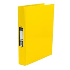 Image of Pukka Brights Ring Binder A4 25mm Rings Yellow (Single Folder) - BR-7771