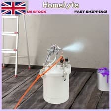 Image of 10L 2 Gallon Pressure Tank Pot Air Paint Spray Gun Painter & 3 mm Nozzle 2 Hoses