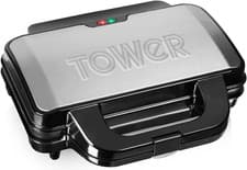 Image of Tower T27013 Fill Sandwich Maker with Extra Deep and Easy to Clean Non-Stick Cer