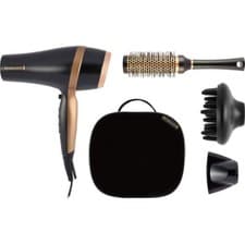 Image of Remington Salon Smooth Dryer Gift Pack Hair Dryer Gold