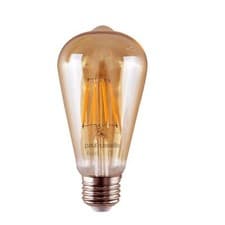 Image of E27 LED Retro Vintage Edison Extra Warm Amber Filament Light Bulbs 240V 4W