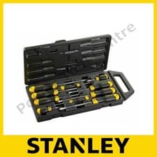 Image of Stanley STA265014 Cushion Grip Screwdriver Set Flared / Pozi 10 Piece