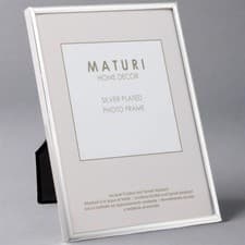 Image of SILVER PLATED PHOTO FRAME - THIN EDGE, 3.5 X 5-INCH (9 X 13CM) MATURI