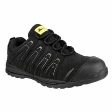 Image of Amblers Safety FS40C Black Trainers Safety Micro-Fibre S1