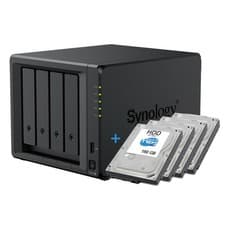 Image of Synology DS925+ NAS 4-Bay Gigabit 2.5G Ethernet RJ45 4GB RAM 4x160GB HDD