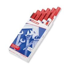 Image of Edding 750 Bullet Tip Paint Marker Medium Red (Pack of 10) 750-002 Stationery