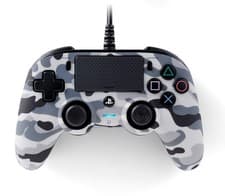 Image of Nacon Oficial PS4 Wired Compact Controller - Grey Camo (Sony Playstation 4)