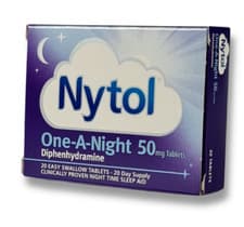 Image of Nytol Tablets - One - A - Night - 50mg Sleep Aid -20 Tablets (Max 1 pack)