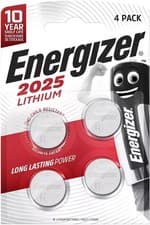 Image of Energizer CR2025 3V Lithium Coin Cell Battery 2025 DL2025 BR2025 4Pack Batteries