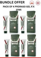 Image of Proraso Shaving Healing Gel With Eucalyptus & Menthol Green Tube 10ml X 4