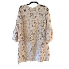 Image of Mint Velvet Floral Lace Dress Size 12