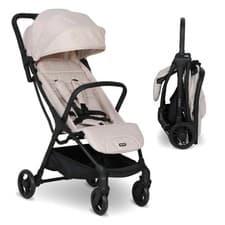 Image of My Babiie MBX2 Compact Stroller - Oatmeal