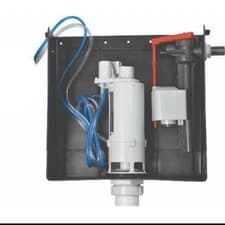Image of Wirquin Pneu CompactII Pneumatic Concealed Cistern Dual Flush Side Entry CPL61CP