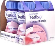 Image of Fortisip Compact Protein Strawberry 125ml x 4