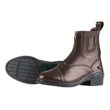 Image of Dublin Evolution Women's Zip Front Paddock Boots | Equestrian | Brown