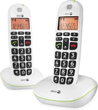 Image of Doro Phoneeasy 100W DECT Cordless Phone with Amplified Sound and Big Buttons, NO