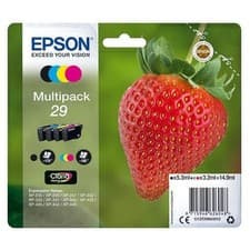 Image of Epson 29 Strawberry Multipack Ink Cartridge Genuine XP 235 332 335 432 435 New