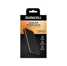 Image of Duracell Power Bank - 10000 MAH - Slimline - Can Charge 2 Devices at Once