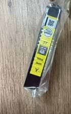 Image of GENUINE EPSON 27 Yellow Ink cartridge - ALARM CLOCK sealed ink