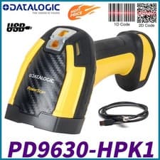 Image of Datalogic PowerScan PD9630-HPK1 Ultra-Rugged Industrial Handheld Barcode Scanner