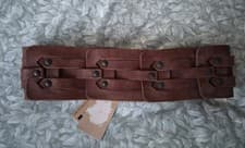 Image of BNWT AllSaints brown leather belt size s/m