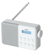 Image of Akai Portable DAB Radio - A61041G - Grey - 12 Month Warranty.