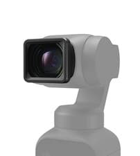 Image of DJI Pocket 2 Wide-Angle Lens -15mm, 110 Degrees -Black.