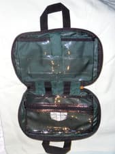 Image of First Aid Case Sport HSE 3 Compartments with windows Green UK Seller Last Few