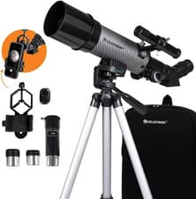 Image of Celestron 22007 Travel Scope 60 DX Portable Refractor Telescope with Smartphone