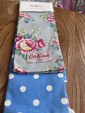 Image of Iconic Vintage Cath Kidston Tea Towels Brand New with Tags. Gorgeous ..Set of 2
