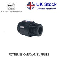 Image of 12MM JOHN GUEST SPEED FIT PUSH FIT MALE CONNECTOR 12MM x 1/2" BSPT PM011204E