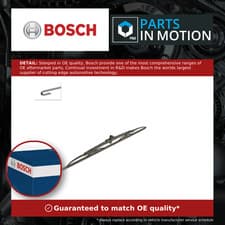 Image of 2x Wiper Blades (Pair) Front 3397018965 Bosch Windscreen 1288698 1868249 N55