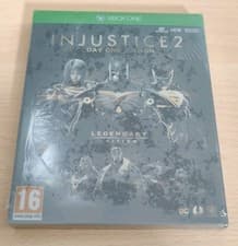 Image of XBOX ONE INJUSTICE 2 DAY ONE EDITION STEELBOOK & GAME BRAND NEW SEALED Torn**
