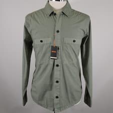 Image of Men's Hugo Boss Green Logo Overshirt Medium RRP £139