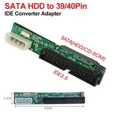 Image of Serial ATA SATA to IDE/PATA 40 Pin Converter 2.5" 3.5" Adapter Card xBox PC UK