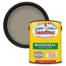 Image of Sandtex Microseal Masonry Paint Textured/Smooth 2.5L 5L All Colours
