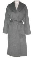 Image of THEORY Wool Cashmere NEW DIVIDE 2 Belted WRAP Coat Women M Gray MSRP$895 NWT