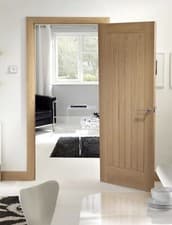 Image of NEW STYLE OAK VENEER MEXICANO DOORS 1981mm X 762mm X 35mm SALE NOW ON!!