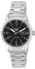 Image of Seiko 5 Sports In The Metal Midfield Black Dial Automatic SRPJ81K1 Mens Watch