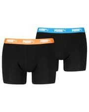 Image of Mens Puma Boxers 2 Pack Everyday Cotton Stretch Boxers with Logo Waist Band