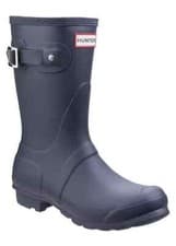 Image of Hunter Blue Original Short Wellington Boots - Size 6 - BNWOT - RRP £110