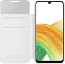 Image of Samsung Galaxy A33 Smart S-View Wallet Case / Cover - White