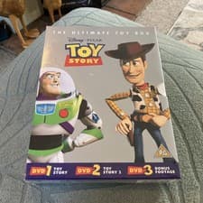 Image of Disney's Toy Story 1 & 2 The Ultimate Toy Box 3 Disc DVD PG New & Sealed RARE.