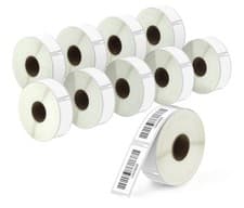 Image of 12 Rolls 6000 Compatible DYMO 1" x 2-1/8" Return Address Labelwriter 450,4XL