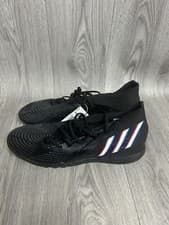 Image of Men’s Adidas Predator Edge.3 Black Astroturf Trainers UK Size 12 Brand New