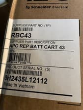 Image of apc rbc43  APC 2702339 Replacement Battery Cartridge 43 - UPS battery Lead Acid