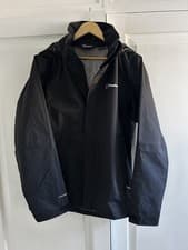Image of Berghaus Men's RG Alpha Jacket Large Black 2.0 Waterproof Hydroshell NEW